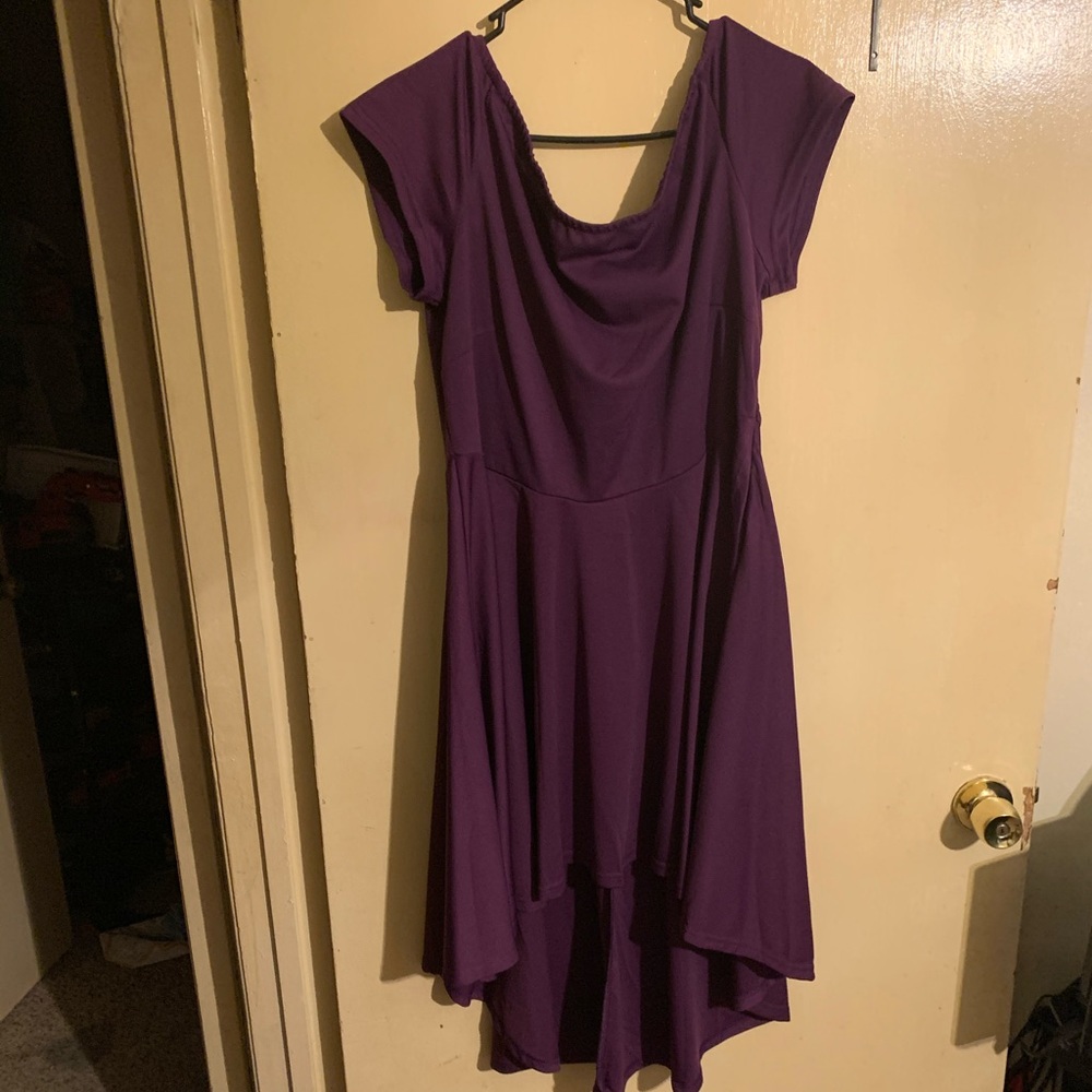 Off the shoulder skater dress